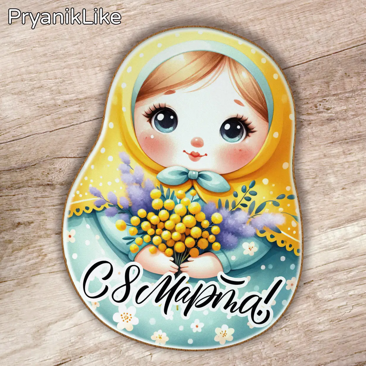 Пряник матрешка